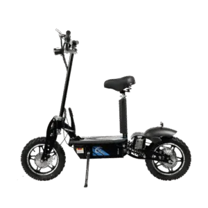GIO ROSSO COBRA OUTDOOR STAND-UP ELECTRIC SCOOTER WITH SEAT, FOLDABLE - 36V 12Ah 1000W, top speed 18 mph, all-terrain tires- 100% FINANCING AVAILABLE!