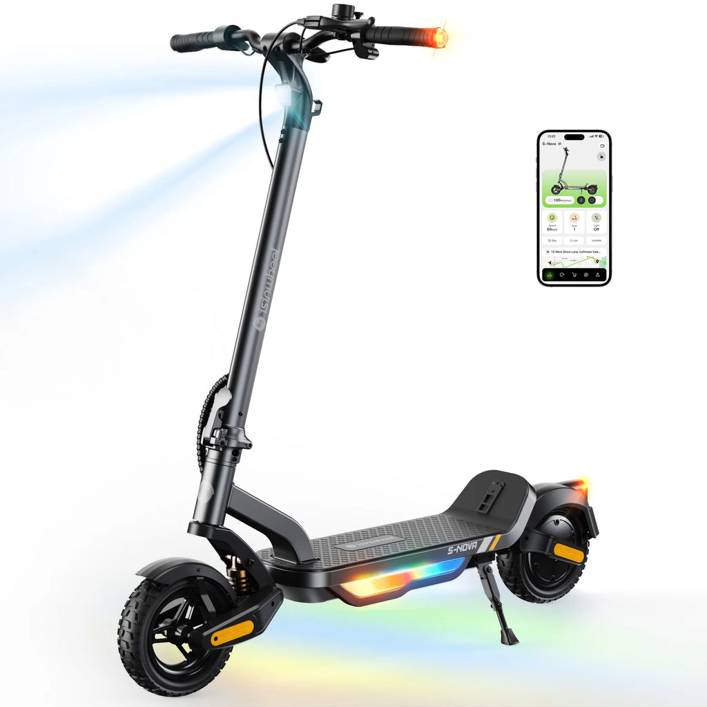 isinwheel S Nova 600W Commuting Electric Scooter - 20mph - 36V 7.8Ah Battery, 19-Mile Range- 100% Financing Available!