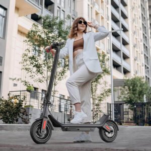 Megawheels A6L ECO Electric Scooter - 21.6V, 300W, 10" Pneumatic Tires, Dual Brake System, 15-Mile Range - 100% Financing Available!