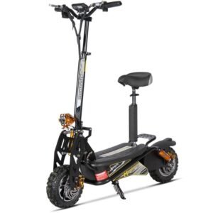 MotoTec Ares 48v 1600w Foldable Electric Scooter with removable seat - 100% Financing Available!