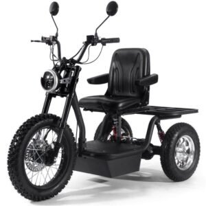 MotoTec Electric Trike 60v 1800w - dual hydraulic brakes, backrest - 100% Financing Available!