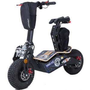 MotoTec MAD 48v 1600w Fat Tire Electric Scooter - Hub motor, Bamboo deck - 100% Financing Available!