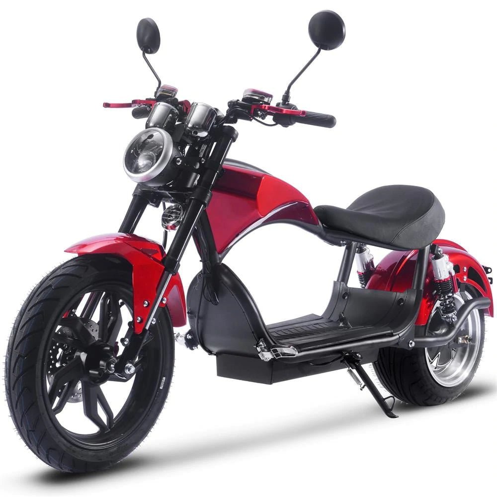 MotoTec Raven 60v 30ah 2500w Lithium Electric Scooter - hub motor (brushless), dual hydraulic brakes - 100% Financing Available!