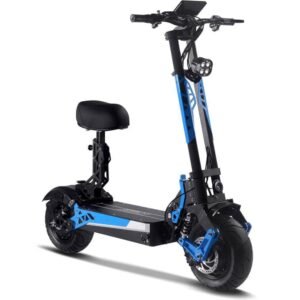 MotoTec Switchblade 60v 4000w Foldable Lithium Electric Scooter - removable seat, full suspension - 100% Financing Available!