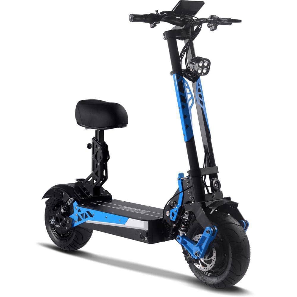 MotoTec Switchblade 60v 4000w Foldable Lithium Electric Scooter - removable seat, full suspension - 100% Financing Available!